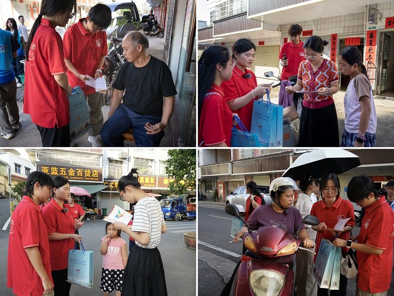 广东东源县柳城镇的乡间小道上
